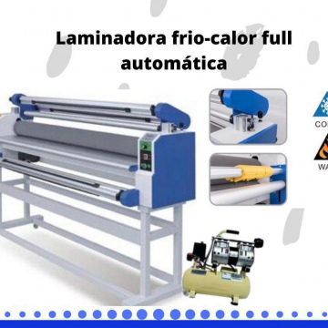 Laminadora automática frío y calor con compresor 160cm