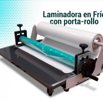 Laminadora en frío con porta-rollo